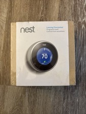 Nest T200577 Learning Thermostat (2nd Generation)  Stainless Steel New Sealed picture