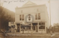 Great Old Berkeley Springs WV Bridge Ice Cream Shop RPPC Postcard COPY picture
