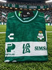 Santos Laguna Home Jersey Green Size Large Men's Liga Mx picture