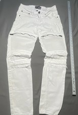 Bleecker And Mercer White Cotton Spandex  32x33 Men’s Casual jeans pants picture