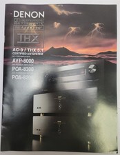 1990's Denon Lucasfilm THX AVP-8000 / POA-8300 / POA-8200 Brochure & Specs picture