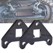 2Pcs Chinese Mini Excavator Drive Motor Reinforcement Brackets W/ Tie Down Slot picture