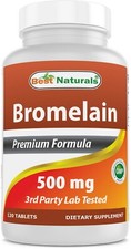 Best Naturals Bromelain 500 mg 120 Tablets picture