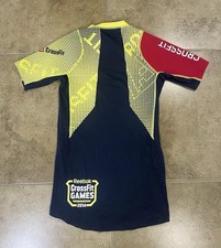 Reebok 2014 CrossFit Games Men's Sz M Yellow Performance Compression T-Shirt picture