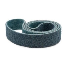 2 X 72 Inch Non Woven Surface Conditioning Sanding Belts - Blue Fine - 3 PACK picture