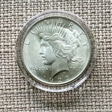 Peace Silver Dollar Coin (1922-1923) BU 90% Silver .7734 oz. picture