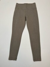 Athleta Leggings Womens Small Beige Delancey Herringbone Tight Ankle Pockets picture