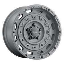 Vision Off-Road 403 Tactical 17x10 5x139.7 -32 Thrashed Gun Metal Wheel Rim picture