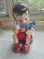 Vintage Treasure Craft Pinnochio /Jiminy Cricket Cookie Jar. picture