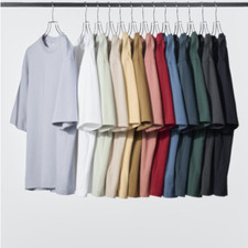 UNIQLO U AIRism Cotton Oversized Crew Neck Half-Sleeve T-Shirt XXS-3XL picture
