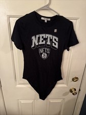 Medium Brooklyn Nets Women’s Bodysuit NWOT Junk Food Brand  picture