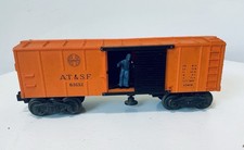 Lionel Postwar Operating Box Car No. X3464 AT&SF 63132 Santa Fe Orange picture