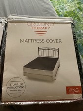 Ground Therapy King Grounding Mat Used 2x  Pillow Cover Too L@@K picture