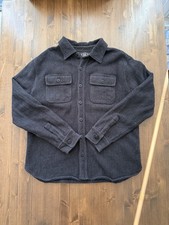 Double RL RRL Ralph Lauren Black Button-Down Shirt Jacket - Mens - Large picture