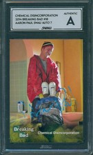 Aaron Paul Signed 2014 Breaking Bad #18| SWAU ENCAPSULATED picture
