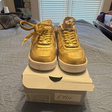 Nike Air Force 1 07 Custom Gold Nike worn New York Prime Golden Bottle Event Box picture