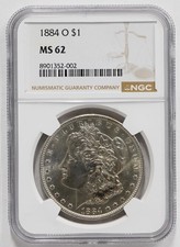 1884 O Morgan Dollar NGC MS62 picture