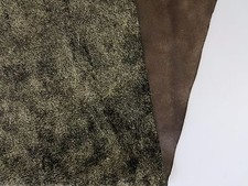 Elegant Faux Fur Fabric bonded with faux leather ~ 1 Yard  picture