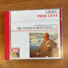 Grieg Peer Gynt - Beecham, Royal Philharmonic (CD, 1987 EMI CDM 7690392) picture