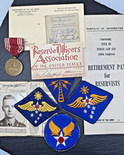 WWII ERA T. HARDIN JR CIVIL AERONAUTICS ADMIN ITEMS : PATCHES, ID, MEDAL +  M285 picture