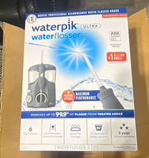Waterpik Ultra Water Flosser Gray Countertop Oral Irrigator 10 Settings Tips picture