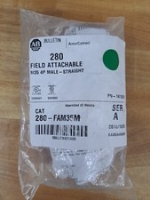 Allen Bradley 280-FAM35M Series A, Field Attachable, M35 4P Male-Straight - NEW picture