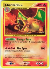 Pokemon Charizard 103/100 Secret Rare Stormfront Pokemon Holo Lightly Played picture