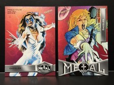 (2) 2020 Marvel Metal X-men Dazzler Red PMG 15/100 70/100 Precious Metal Gems  picture
