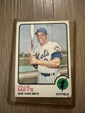 Willie Mays 1973 Topps Card New York Mets #305 picture