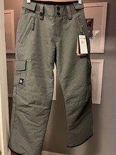Quicksilver Porter Insulated Snow Pants Boys Size S/10 picture