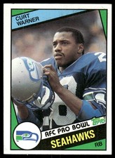 1984 Topps Curt Warner Rookie #198 Seattle Seahawks *QTY picture
