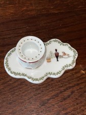 Vintage Bernardaud Limoges Grenadiers Christmas Candle Holder Toy Soldier France picture
