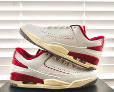 Jordan Air Jordan 2/3 (GS) Boys 7 White/Red Low Top Lace Up Basketball picture