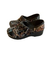 Dansko Professional Clogs Womens 39 Grey Wool Multi Confetti Excellent Comfort picture