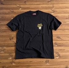 Cool Shirtz Cold Ones Very Cool black DOG CEMENT T-shirt NWOT picture