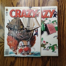 Crazy Magazine Lot of 2 #71 & 86 1971/1972 Marvel Humor Parody Satire Stan Lee picture