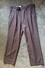 Steven Alan Men's Grey Wool Pants, Size S picture