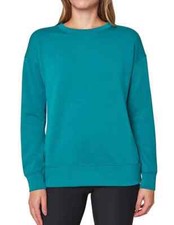 Mondetta Women’s Scuba Crewneck Sweatshirt Recycled Midweight Pullover XS–3X NWT picture