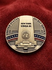 RARE Authentic President Donald J Trump 2026 UN General Assembly Challenge Coin picture