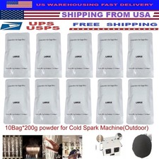 10/6/2 bags*200g Cold Sparks Machine Ti Powder,Outdoor 3-5M,for Stage(200g/Bag) picture