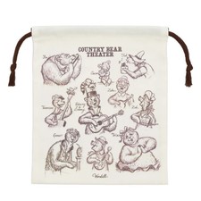 Tokyo DisneyLand Resort Country Bear Theater Purse drawstring bag Park Japan picture