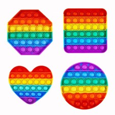 Random 4 Pcs Fidget Toys, Pop Fidget Sensory Toys Set, Stress Relief Gifts For picture