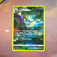 The Pokémon Company Vaporeon Ultra Rare Full Art Holo EN 2022 TG02/TG30 picture