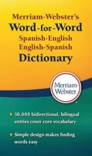 Merriam-Webster's Word-for-Word Spanish-English Dictionary, New Book (Sp - GOOD picture