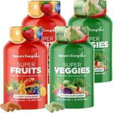 Super Fruits and Veggies, Vegetables Balance of Daily Nature  (Pack of 4) NEW picture
