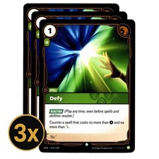 3x Defy OGN Riftbound Playset NM #045/298 picture