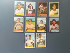 1954 Bowman Baseball 10 Card Lot Ex - NM picture