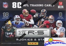 2013 Panini Rookies & Stars Football HUGE Sealed Blaster Box-Travis Kelce RC Yr picture