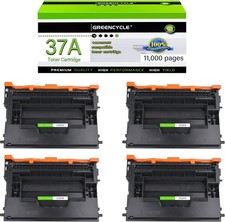 4PK 37A CF237A Toner Cartridge Compatible for HP LaserJet MFP M631z M631dn M632h picture