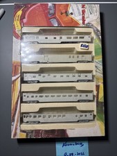 N scale Con-Cor UNDECORATED PASSENGER CAR SET Never Used R020 picture